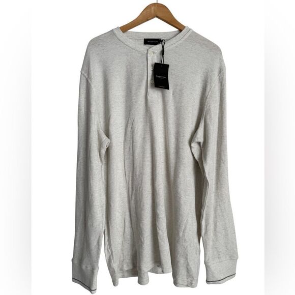 NWT Baguette Comfort Heather Henley Shirt - Picture 4 of 9